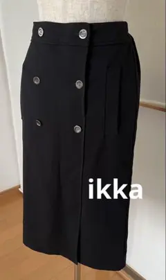 ikka （ イッカ ）ブラックタイトスカートのサムネイル