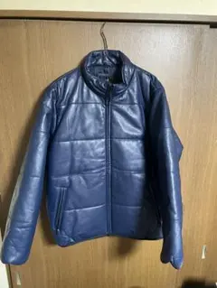 I&R HOMME vintage leather down jacket czのサムネイル