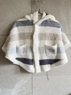 ジェラートピケ フリースベビーポンチョ