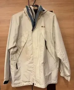 エーグル　クリーム色 フード付き マウンテンパーカー