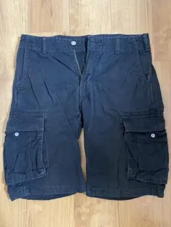 リーバイス　Levi's 黒 カーゴショートパンツ