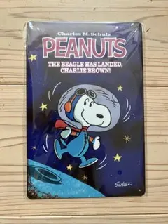 PEANUTS スヌーピー メタルプレート ブリキ看板