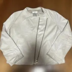 OPAQUE.CLIP ジッパージャケット　ノーカラージャケット