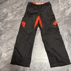 THOR バイクパンツ 黒/赤