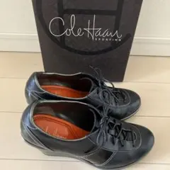 Cole Haan & NIKEウェッジソール ヒールスニーカー★本革