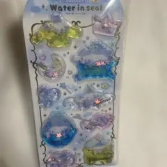 シナモロール　キラキラ　ウォーターinシール　サンリオ　正規品　新品未使用