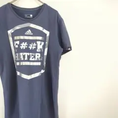 美品 アディダス Tシャツ レディース トップス スポーツ グレージュ 古着