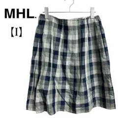 MARGARET HOWELL スカート　フレア　コットンリネン　I S