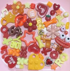 No.393 デコレーションパーツ　デコパーツ　まとめ売り　アソート　セット