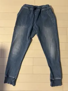 GLOBAL WORK ジョガーパンツ 140cm デニムブルー