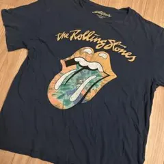 The Rolling Stones バンドTシャツ ネイビー 古着