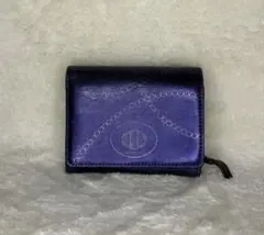 【COACH✨】Vintage メタリック パープル 二つ折り財布