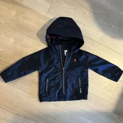 Polo ラルフローレン ベビー服 ネイビー フード付きジャケット