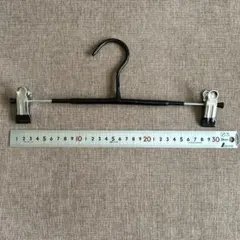 ブラック　ハンガー 20本セット 約30cm