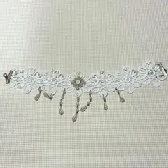 フラワーモチーフ レースチョーカー