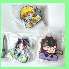 鬼滅の刃　キャラばんちょうこうヘアクリップ 竈門炭治郎　我妻善逸　愈史郎