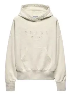 新品　約26万　PRADA プラダ パーカー ナチュラル　L(日本のXL相当)のサムネイル