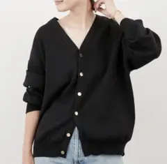 MUSU Future カーディガン　ブラック