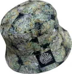 【未使用】Smelly Clothing Co. バケットハット 総柄 大麻柄