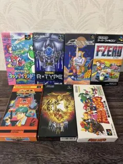 SFC 箱付き7本まとめ 状態良好 R-TYPE マリオRPG 他 - メルカリ