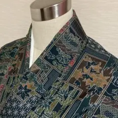 KA1814 大島紬 身丈158cm 着物 正絹