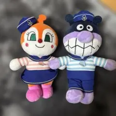 アンパンマンミュージアム 神戸限定 ぬいぐるみ　バイキンマン&ドキンちゃん