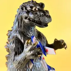 M1号 ゴジラ 蓄光版 後藤彩色所塗装・監修（おまけ飛行機付き） - メルカリ
