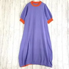 パーソンズ PERSON'S ジャブジャブニットワンピース 【S】 配色 タグ付のサムネイル
