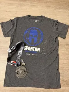 【新品未使用】スパルタンレースフィニッシャーTシャツ、メダル