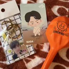 最終価格‼️BTS SUGA Butterキーホルダー&公式トレカ&shooky