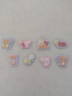 シールビッツ　リラックマ　おすそ分け　かわいさいっぱいぷっくりシール