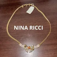 NINA RICCI ニナリッチ チョーカー ネックレス リボン