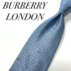 3281 バーバリーロンドン ネクタイ 総柄 ホースロゴ ロゴグラム