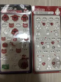 ベイマックス 3Dステッカーセット 2シート