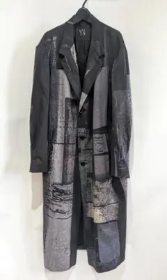 Y's ワイズ 23AW プリント ロングコート 2のサムネイル