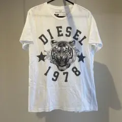 期間限定値下げDIESEL プリント Tシャツ 1978 ホワイト　ディーゼル