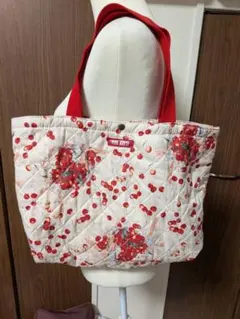 PINK HOUSE トートバッグ チェリー柄 キルティング - メルカリ