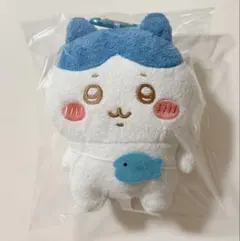 ちいかわ　カラビナ付き　がま口ポーチ プライズ　ぬいぐるみ マスコット ハチワレ