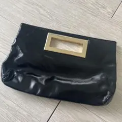 MICHAEL KORS ブラック クラッチバッグ