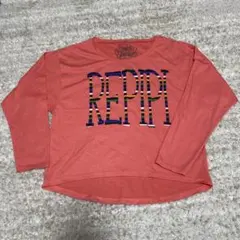 レピピアルマリオ　ロンT 七分袖　ピンク　キッズ　Mサイズ 古着