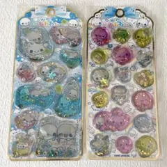 新品・正規品 あわわちゃん ウォーターインシール プチキャラ クローバー 2点