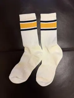 カジュアルソックス　ホワイトストライプソックス