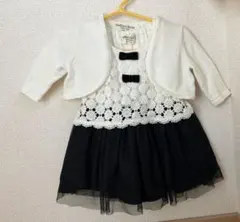 ワンピース　70 女の子　股スナップ　ボレロ付