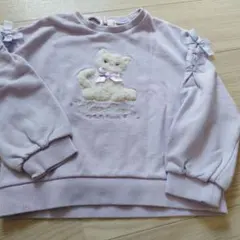 メゾピアノ　トレーナー　猫　　美品
