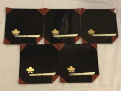 銘々皿5枚セット(フォーク付)