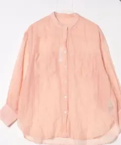 LOWRYS FARM バンドシアーシャツ ローリーズファーム
