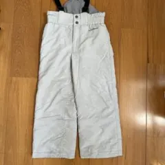 モンベル　mont-bell 子ども用スキーウエア　パンツ　ライトグレー