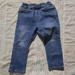 デニムブルー スリムフィットパンツ 95cm