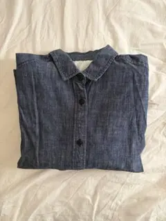 【無印良品】デニムシャツワンピース