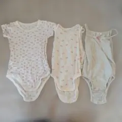 Combi mini·H&M・UNIQLO ベビー肌着 3枚セット 90cm